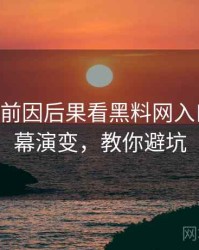 0654. 从前因后果看黑料网入口财经内幕演变，教你避坑