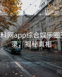 0477. 黑料网app综合娱乐圈丑闻全纪录，揭秘真相