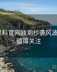 1169. 黑料官网独到抄袭风波全纪录，值得关注