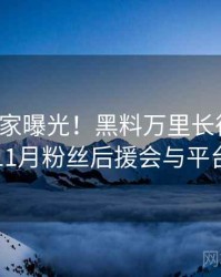 0156. 独家曝光！黑料万里长征首页2022年11月粉丝后援会与平台算法