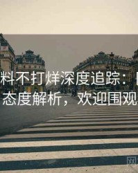 1024. 黑料不打烊深度追踪：网络舆情态度解析，欢迎围观