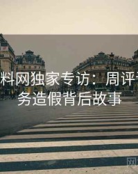 1368. 黑料网独家专访：周评论家谈财务造假背后故事